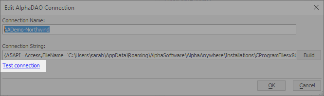 Connection String Aa6